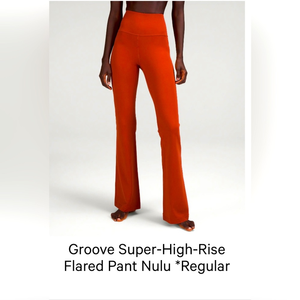 Lululemon Groove flare pant size 12 in Cayenne
